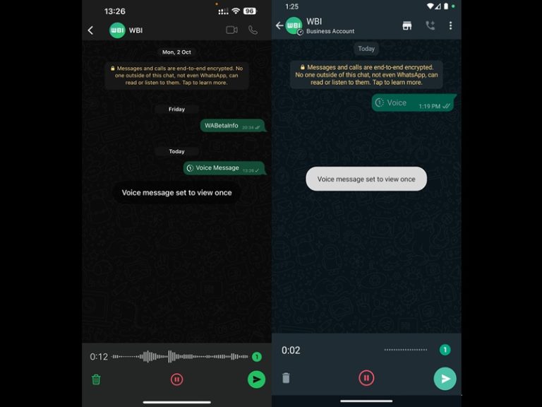 Ada Fitur Baru WhatsApp Bernama View Once: Pesan Suara Mode Dengarkan Sekali Saja