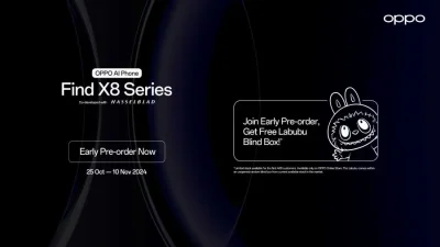 Early Pre-order Oppo Find X8 Series Dibuka, Bonus Labubu Blind Box Menanti!