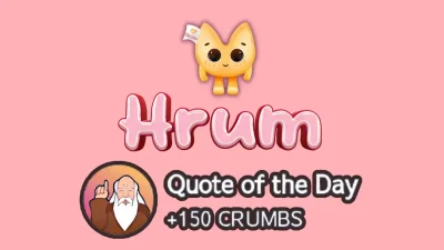 hrum quote of the day