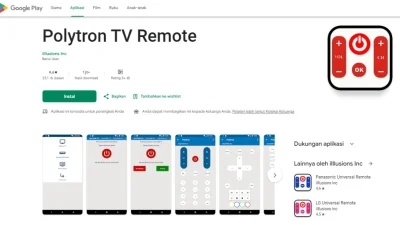 Remote TV Polytron Rusak? Jadikan HP Sebagai Remote, Coba Aplikasi Android Ini