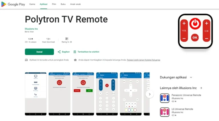 Remote TV Polytron Rusak? Jadikan HP Sebagai Remote, Coba Aplikasi Android Ini