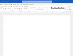 Cara Mudah Menghapus Halaman Kosong di Microsoft Word